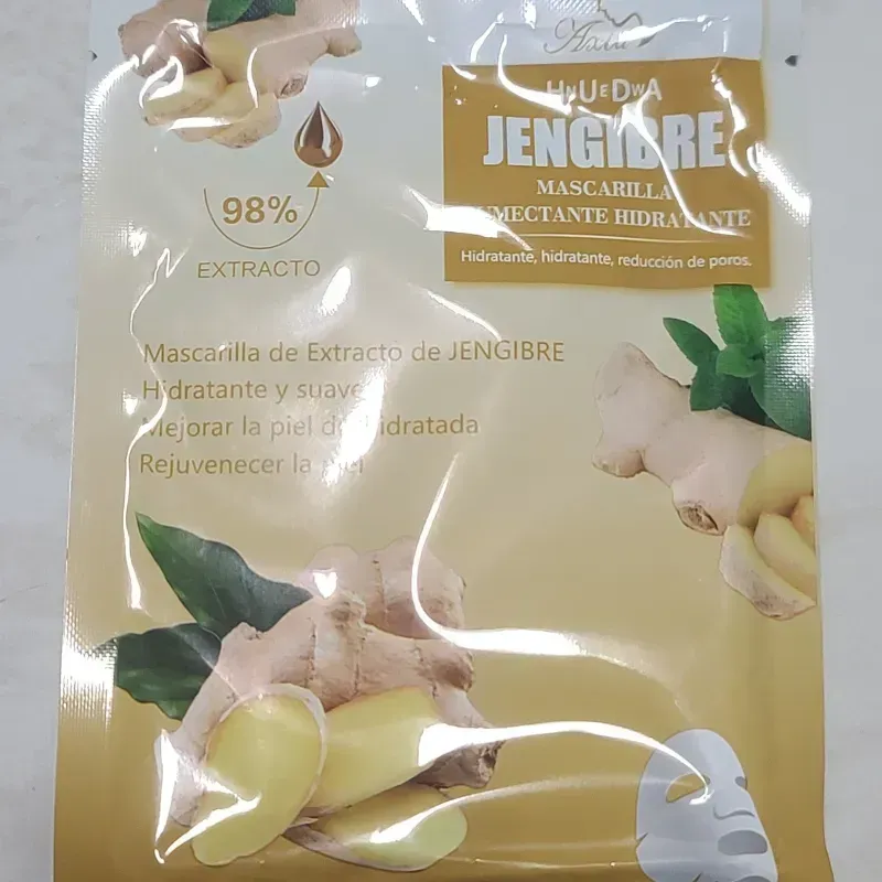 Mascarilla facial de jengibre