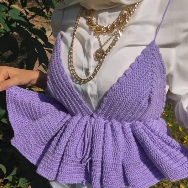 Top Violeta
