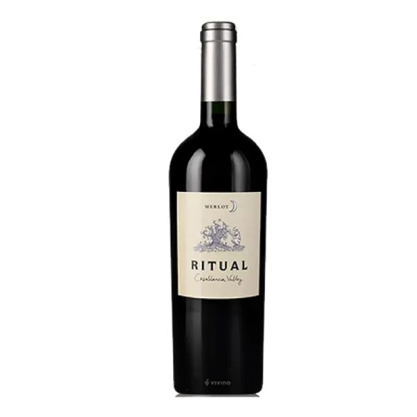 Vino Tinto Merlot RITUAL (Valle Casablanca) 750ml/6 Caja