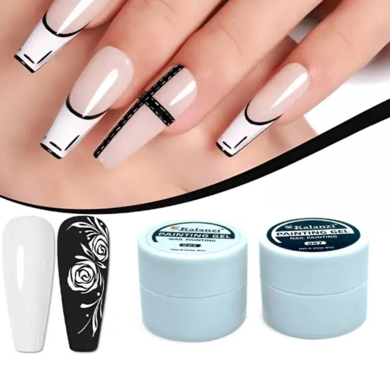 Painting gel blanco/negro