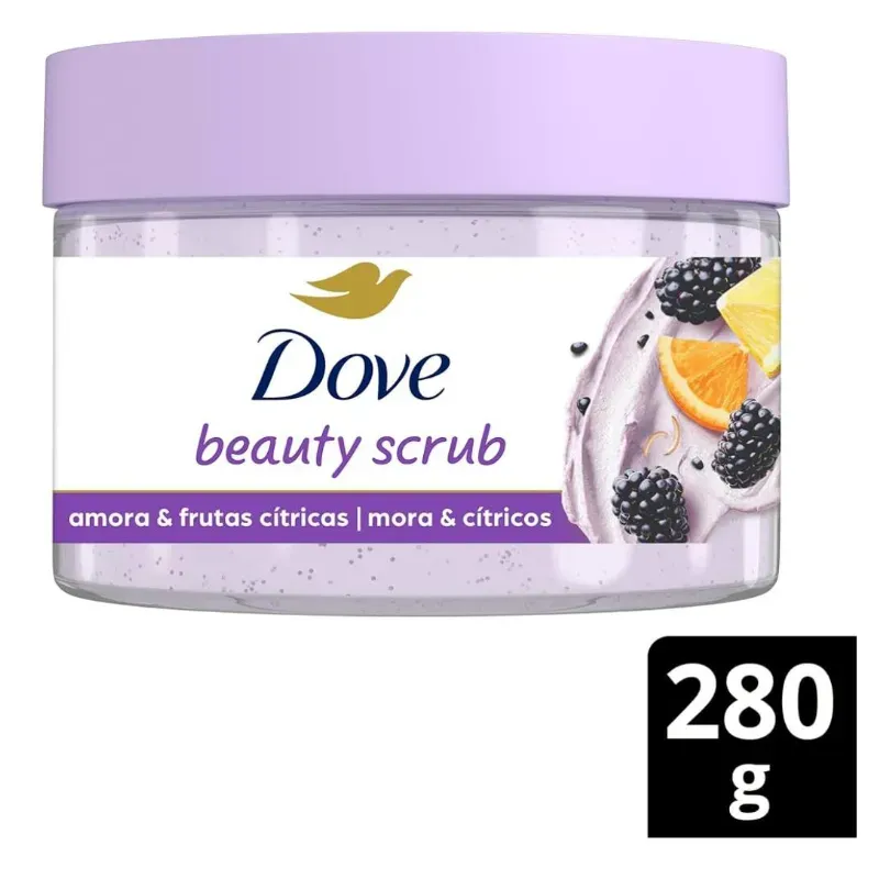  El Dove Beauty Scrub Amora & Frutas Cítricas