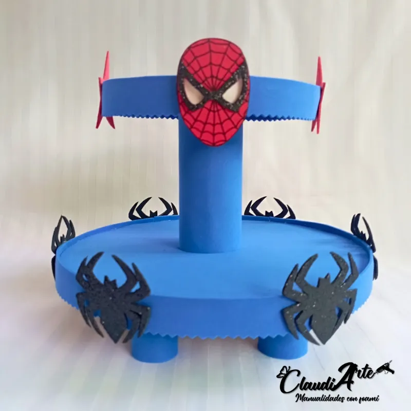 Base para Cupcakes (2 pisos) (Spiderman)