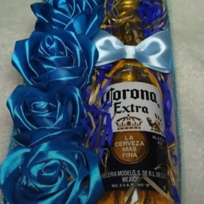 Caja de rosas Corona