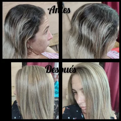Retoque de mechas