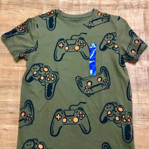 Pulóver de videojuegos color verde
