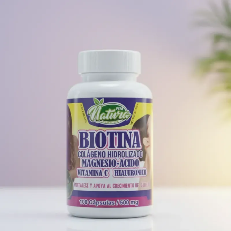 (BIOTINA) 500mg 100 cápsulas (VENCE 12-30)