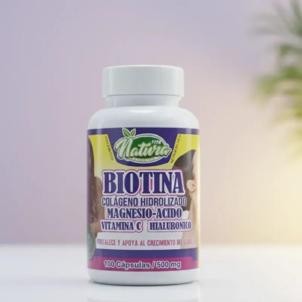 (BIOTINA) 500mg 100 cápsulas (VENCE 12-30)
