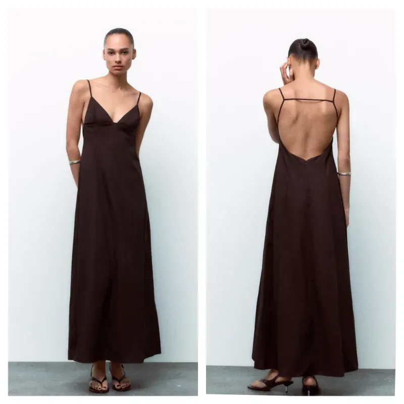 Vestido zara maxi