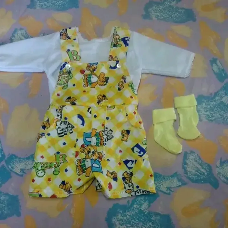 Conjunto de overol con ropón