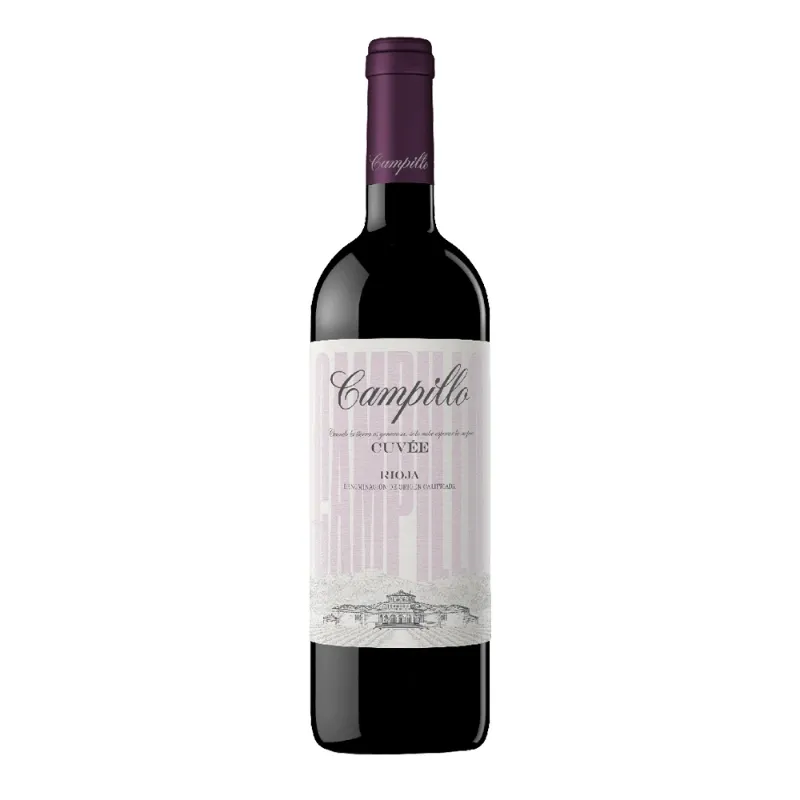 Vino Tinto Tempranillo D.O.Ca.Rioja CAMPILLO CUVÉE 750 ml 6/Caja