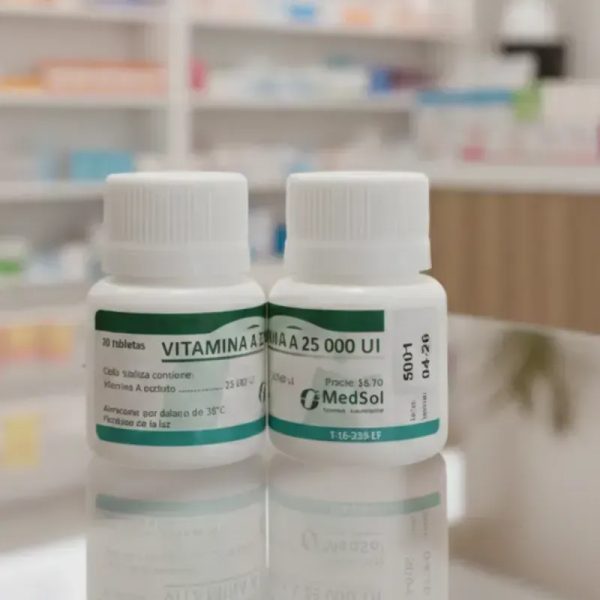 VITAMINA A 25000 UI  30t (VENCE 4/26)