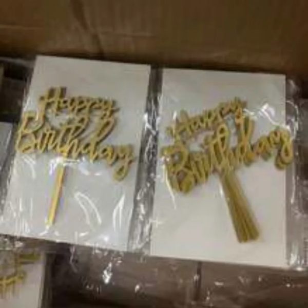 Cartel happy birthday