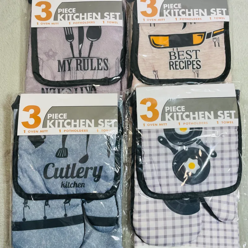 Set de 3pcs de cocina