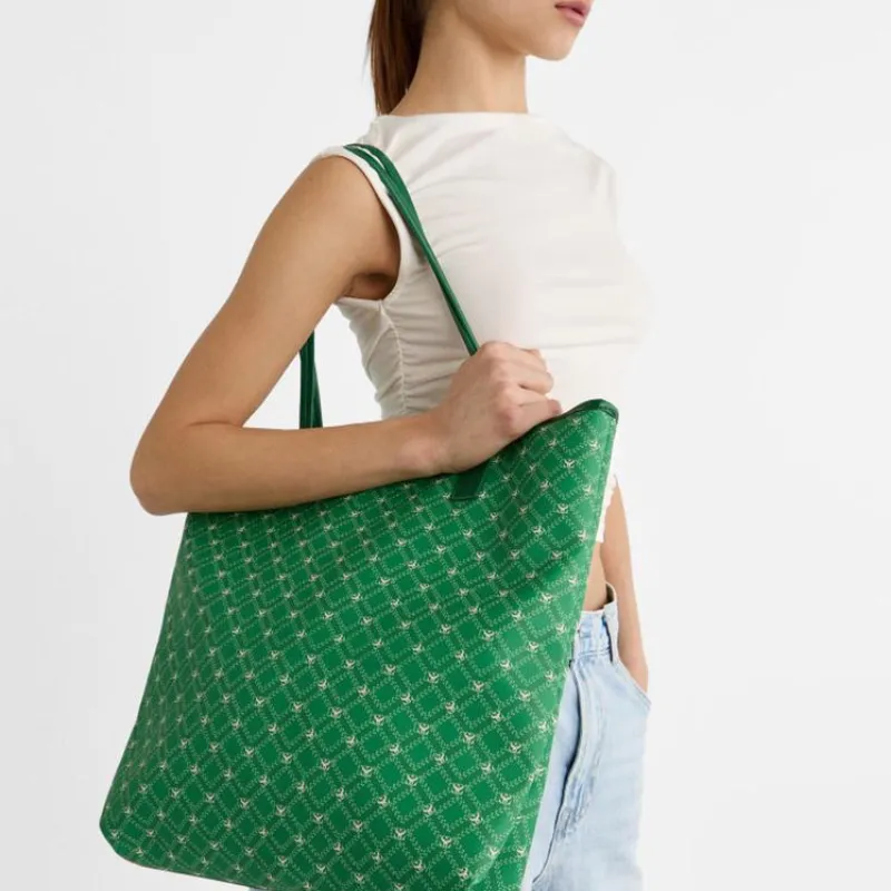 Cartera Stradivarius verde
