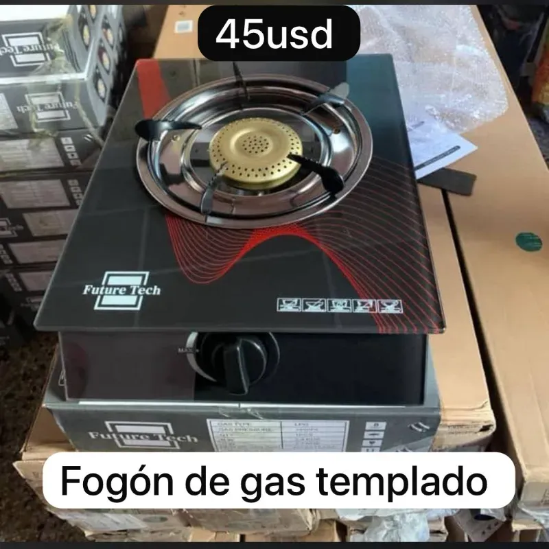 Fogón de gas templado