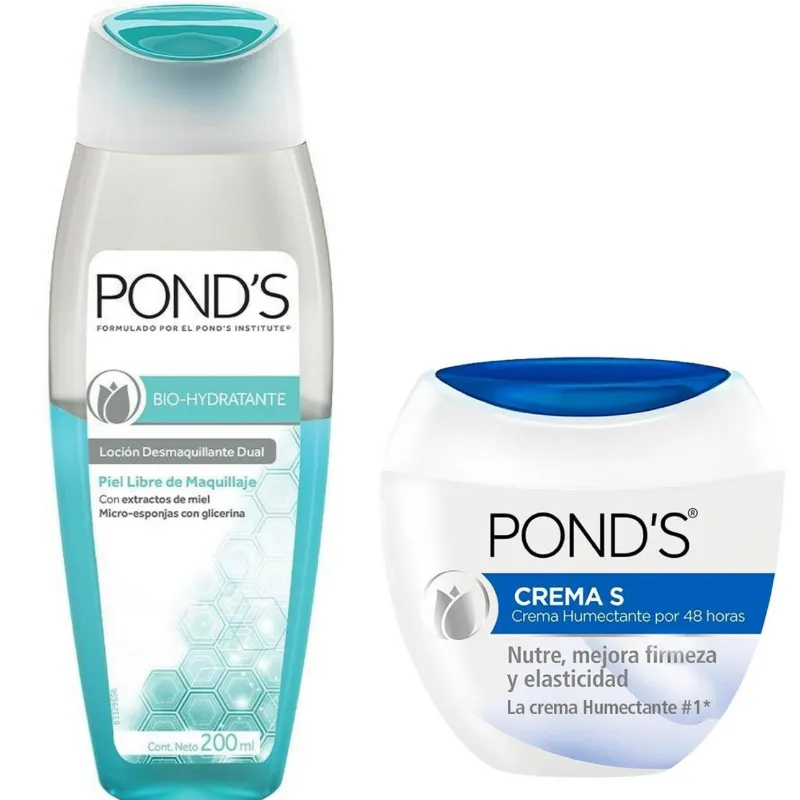 ✨ Kit Pond’s Desmaquillante + Crema Facial Humectante ✨