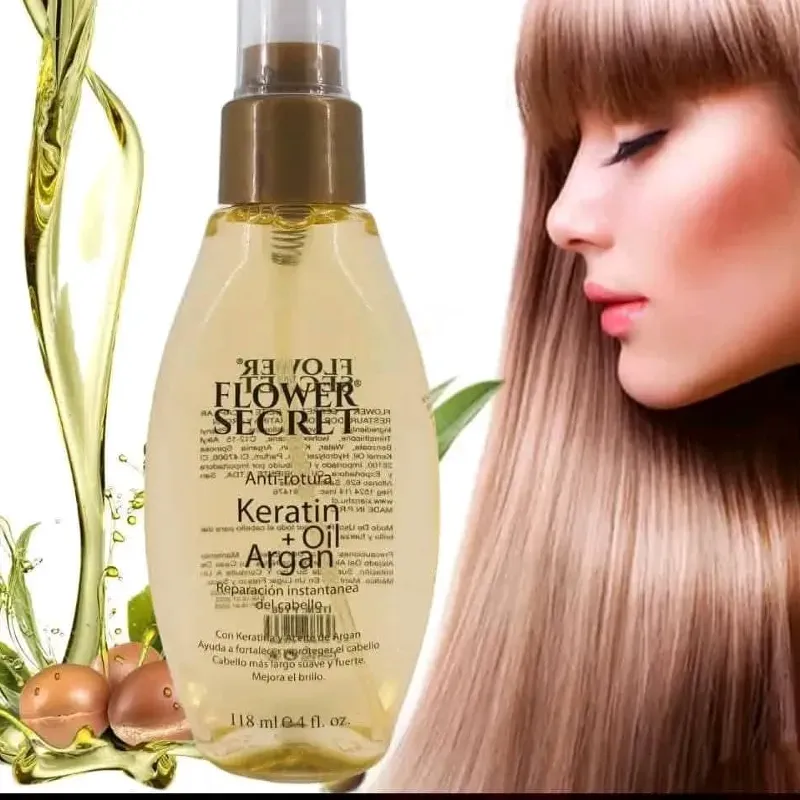 ‼️Aceite Capilar de Argán con Keratina de Flower Secret! ‼️