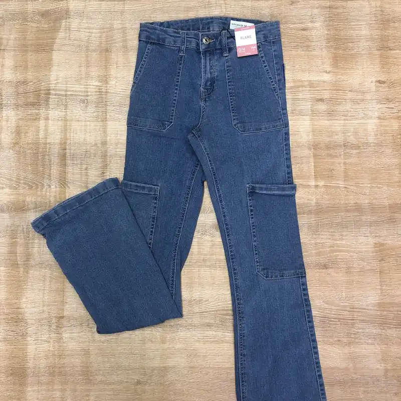 Jeans Flare de mezclilla