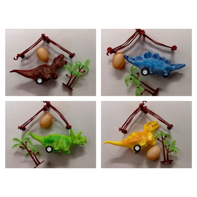 Carrito dinosaurio con granja