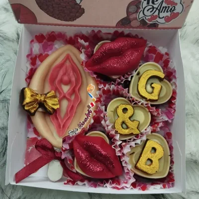 Caja de Paleta femenina con bombones