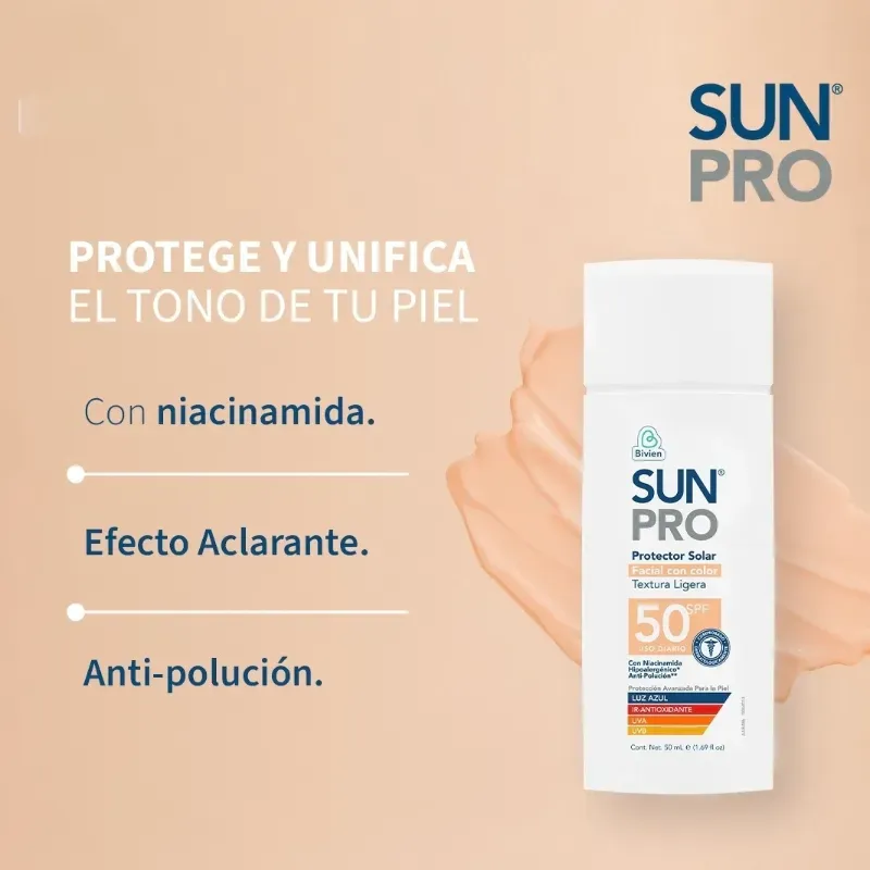 Sun Pro Color con Niacinamida 50 mL SPF 50+