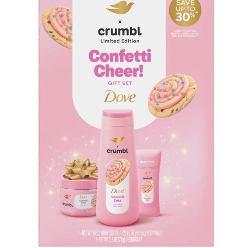 Trío De Aseo Dove x Crumbl