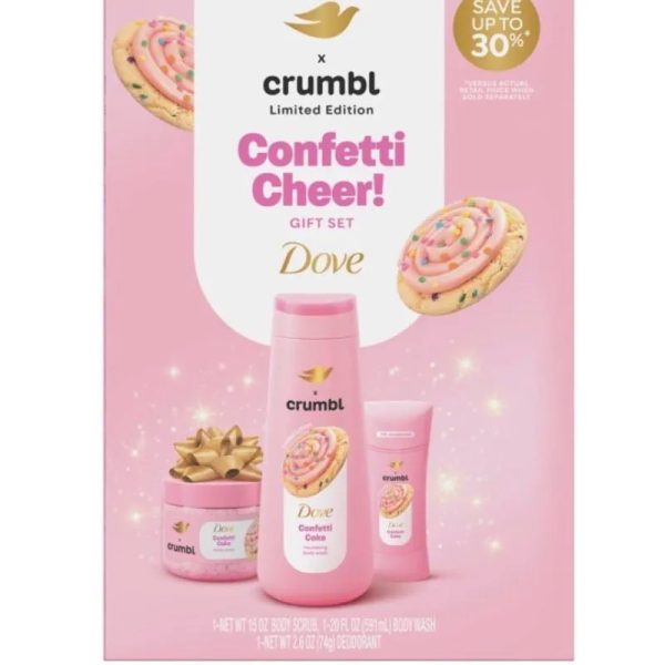 Trío De Aseo Dove x Crumbl