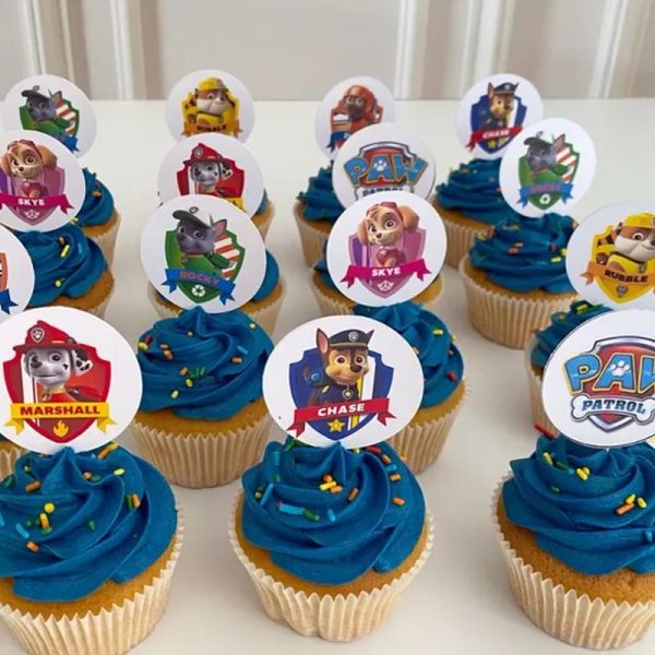 12 TOPPERS DE CUPCAKES