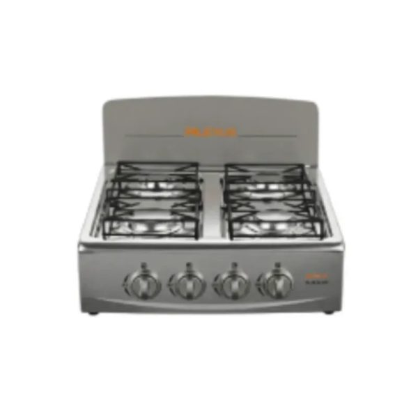 COCINA DE GAS DE CUATRO QUEMADORES MILEXUS CON ORGANIZADOR