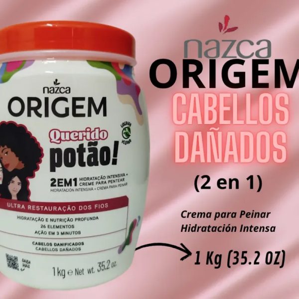 Cremas de Peinar "Nazca ORIGEM" Cabellos Dañados