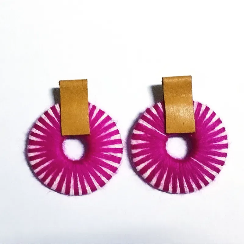 Arete  salvavidas con piel