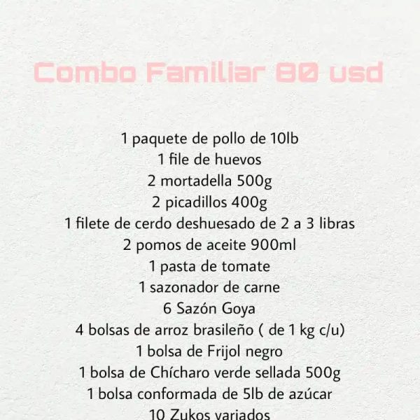 Combo Familiar