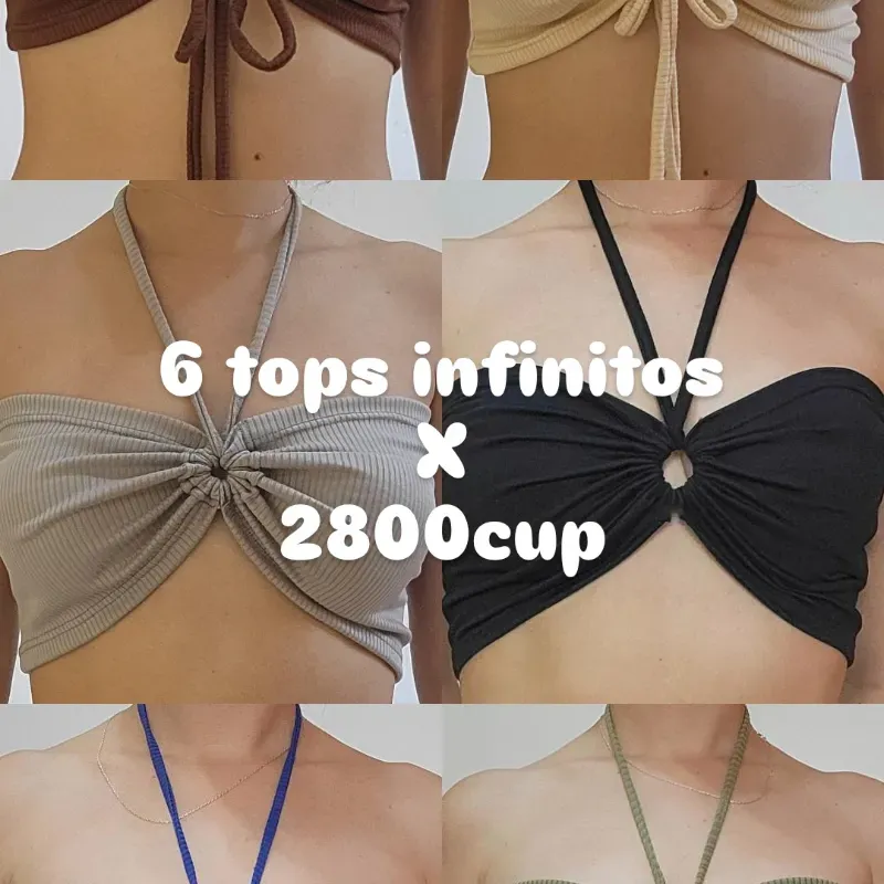 COMBO 03 (6 TOPS INFINITOS X 3000cup)