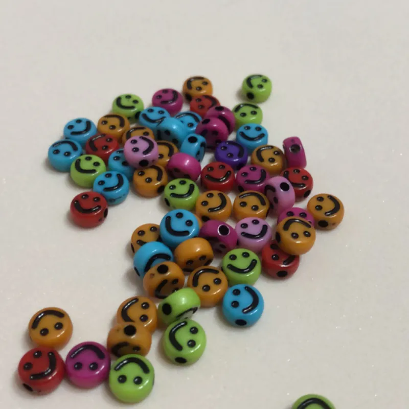 Cara feliz. Solo.naranja y verde