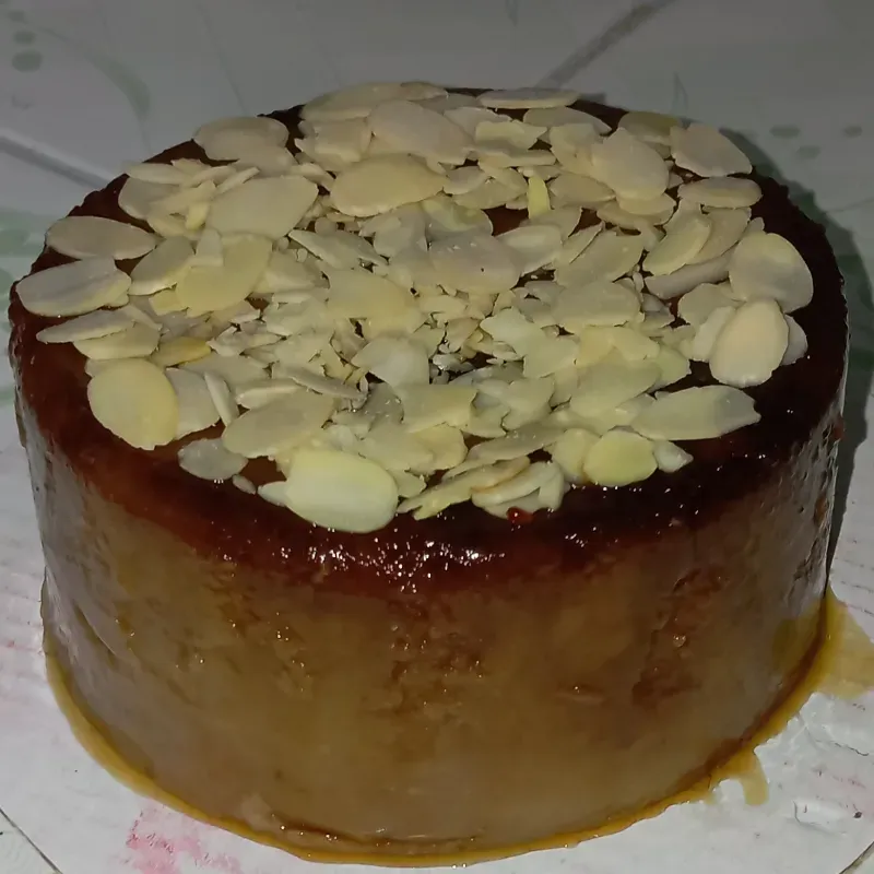 Pudin doble almendrado