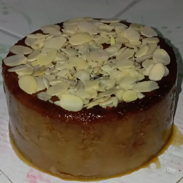Pudin doble almendrado