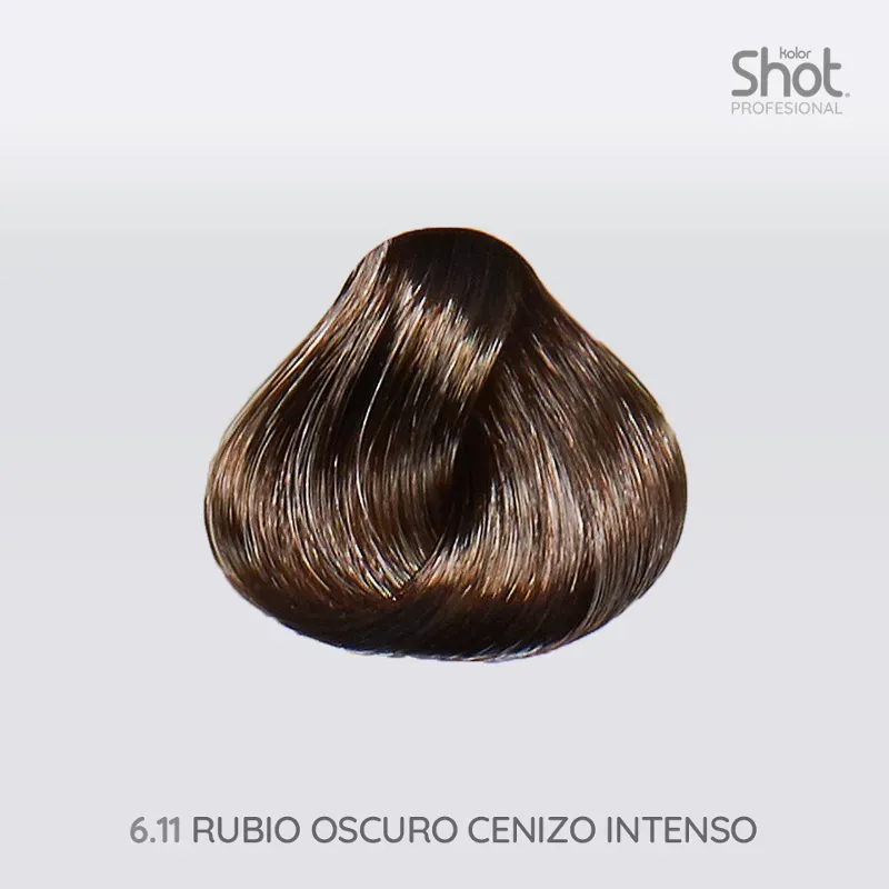 6.11 Rubio oscuro cenizo intenso