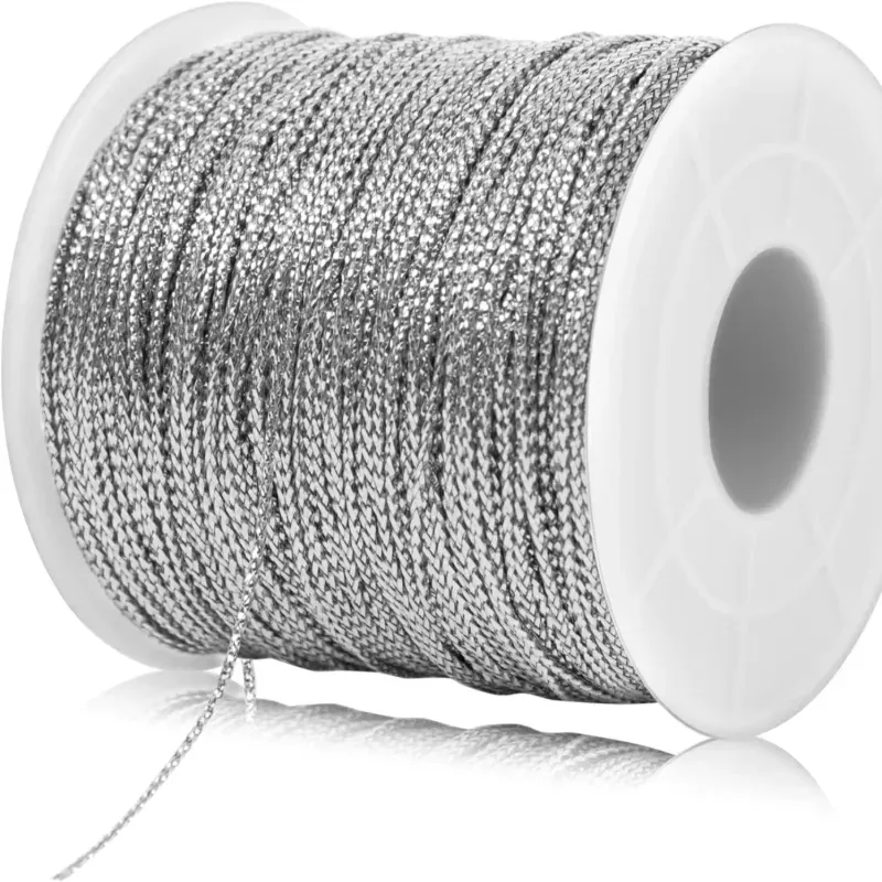HILO DECORATIVO PLATEADO 0.8MM 1 METRO