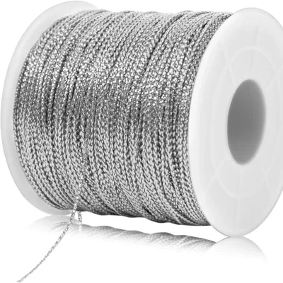 HILO DECORATIVO PLATEADO 0.8MM 1 METRO