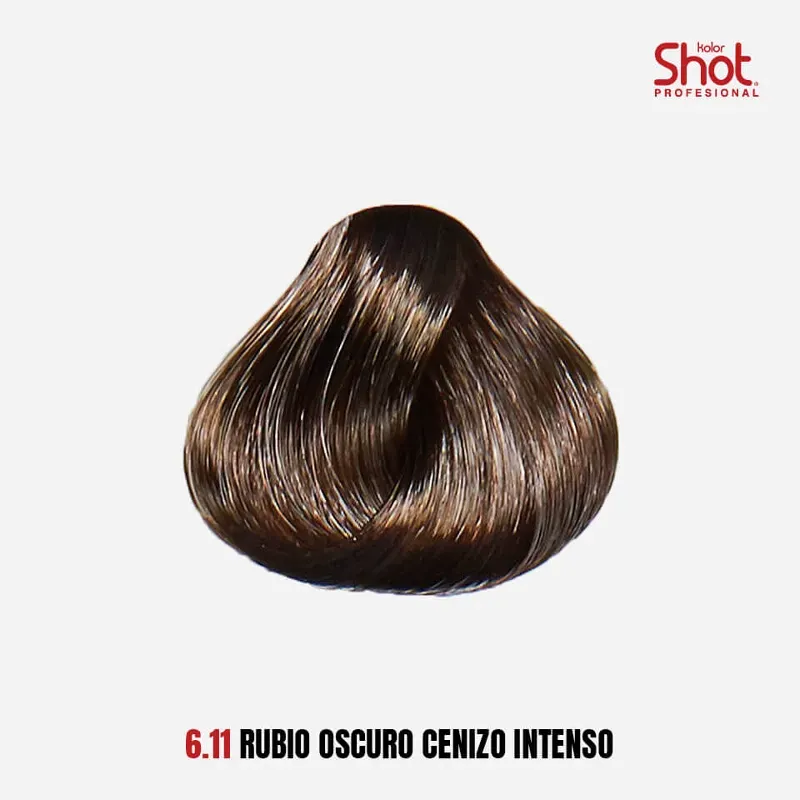 6.11  Rubio oscuro cenizo intenso