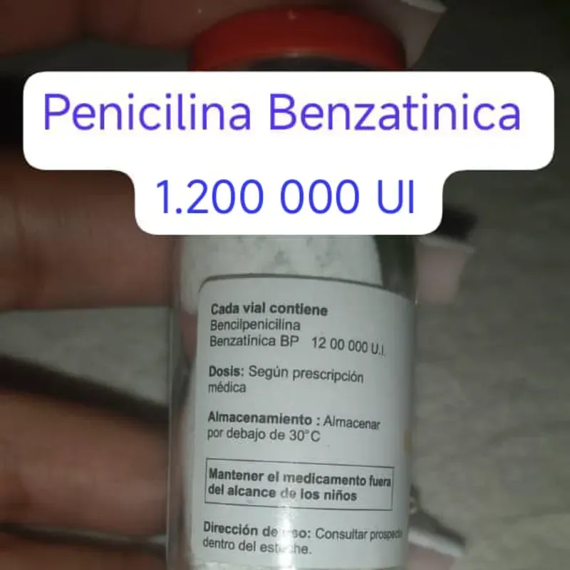 Penicilina Benzatínica 1.200 000 U.I Polvo para Suspensión Inyectable