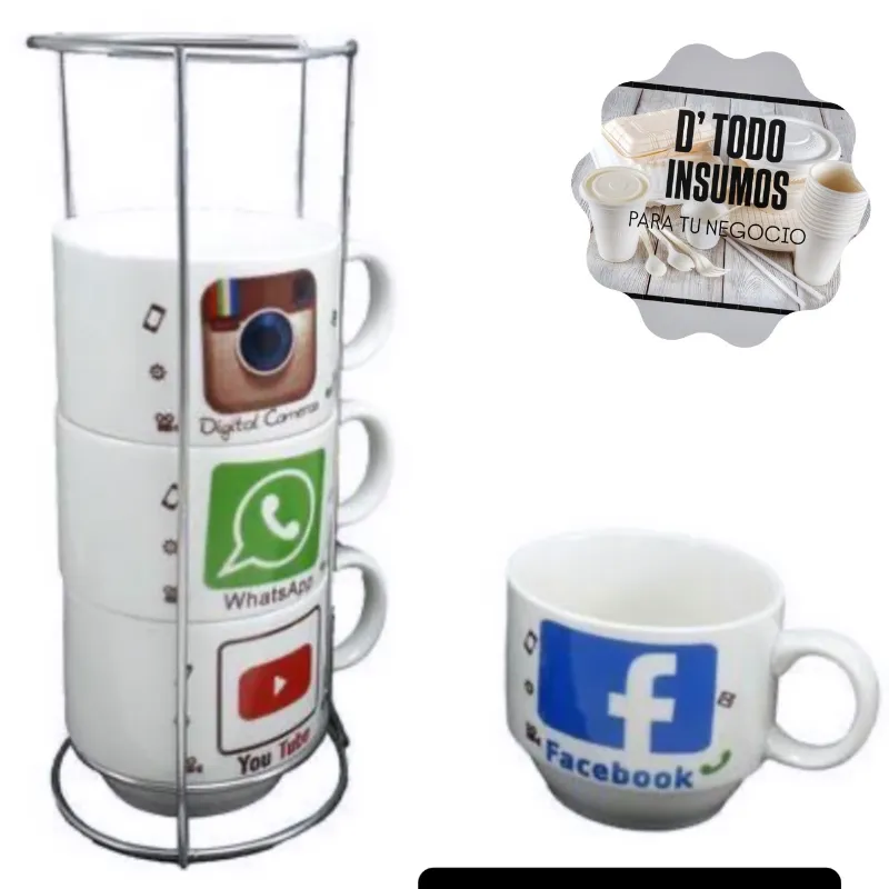 Set Tazas para Café/4unidades