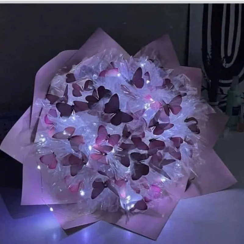 RAMOS DE MARIPOSAS CON LUCES