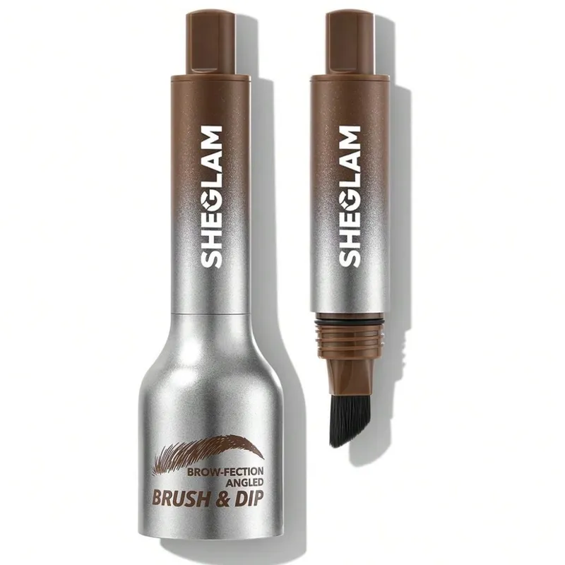 Brocha angular precisa para cejas