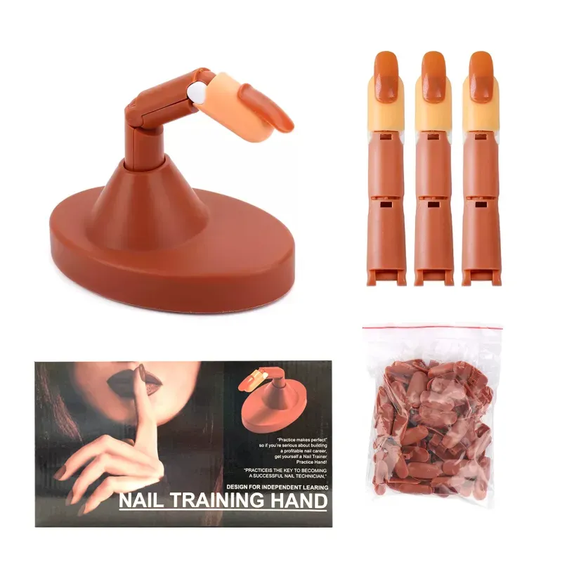 DEDOS DE PRACTICA CON UÑAS