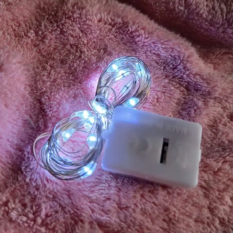 Luces de hada blanca