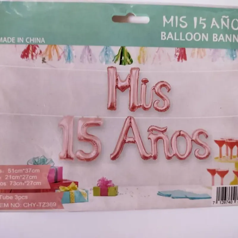 Cartel de 15 inflable