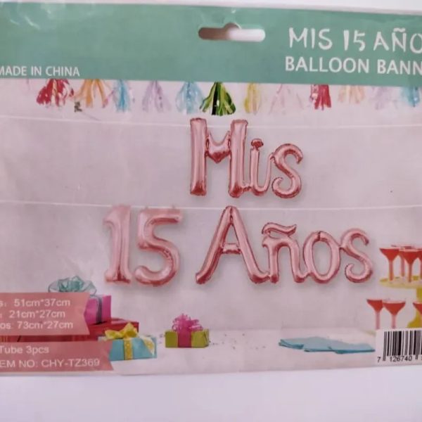 Cartel de 15 inflable