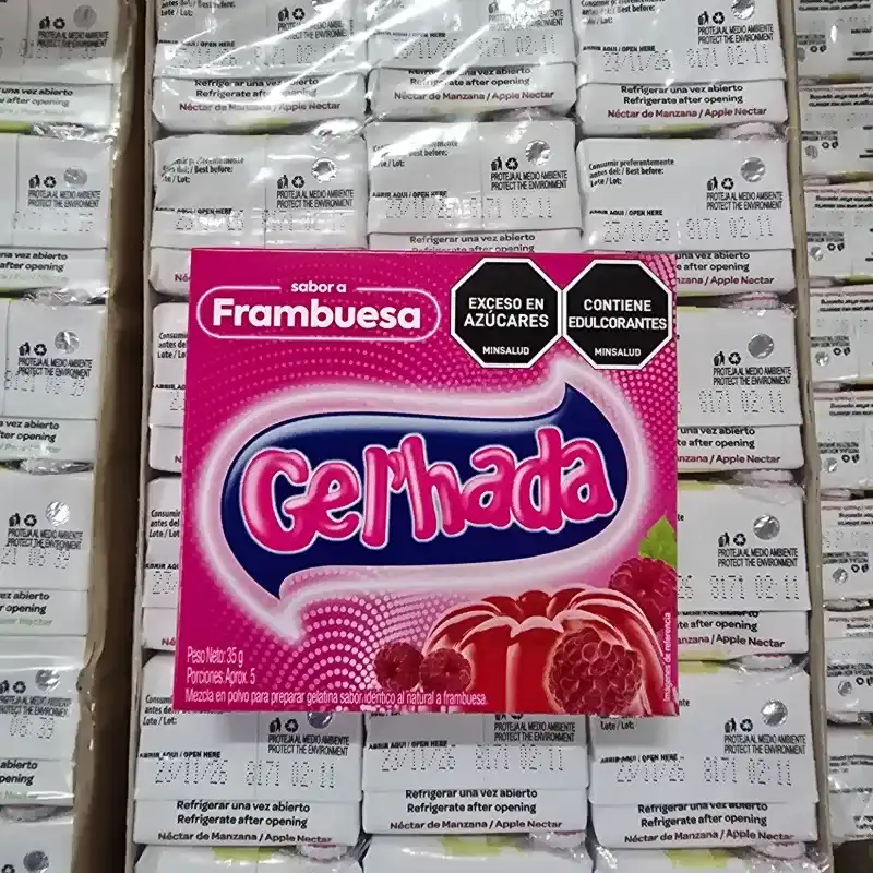 Gelatina 35g Frambuesa Gerhada