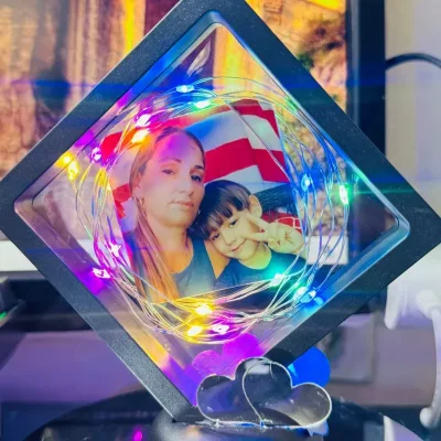 Cuadrito foto con luces